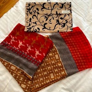 Soft gauze printed scarf/cover-up